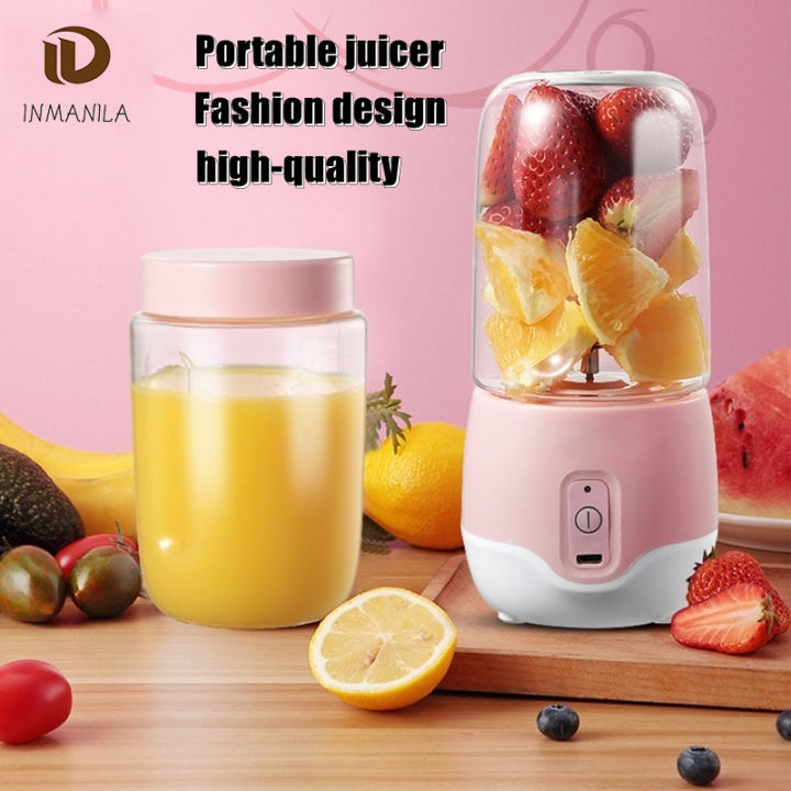 Portable juicer outlet mixer