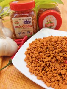 Muối Tôm Tây Ninh Hũ 500G! Muối Tôm Muối Chay Đặc Sản Thơm Ngon