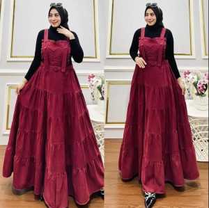 NEW Overall Bahan adem 931 / Overall kekinian / Gamis susun / overall muslimah modern / OVERALL