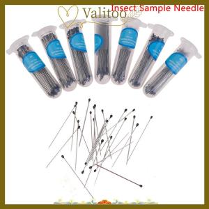 [Valitoo] 100Pcs Insect Pins Specimen Needle Stainless Steel for School Lab Entomology
