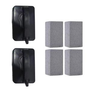 Bàn chải làm sạch chịu nhiệt độ cao với đá bọt tự nhiên hiệu quả trên dư lượng nướng cứng đầu