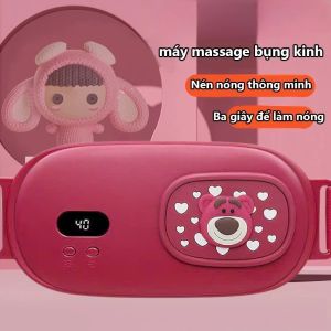 Máy massage bụng kinh đai massage bụng kinh máy massage làm ấm bụng 3 chế độ nhiệt tiện lợi - Happy Life 4U