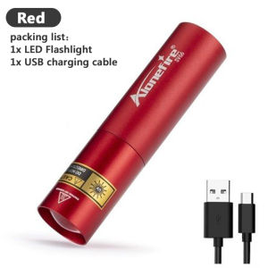 AloneFire SV66 Zoom Mini 365nm UV Flashlight Ultraviolet USB Rechargeable Portable UV Money Detector LED Torch