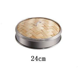 BAGUO Tre Chịu nhiệt Thép không gỉ Dim Sum Nhà bếp Dụng cụ nấu ăn Bộ lồng hấp Lưới hấp Lồng hấp thực phẩm Giá hấp