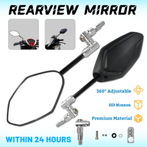 Motorcycle modification rearview mirror 360 ° fixed height screw hot selling model