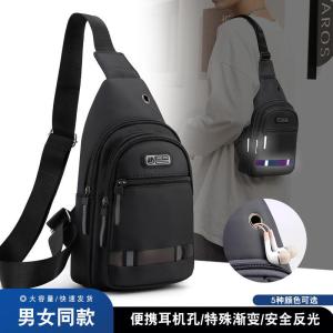 Tas Selempang Pria Stylish & Waterproof: GANI SHOP Tas Sling Bag Nylon