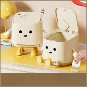 กล่องขยะ พลาสติก ดูดี ถุงขยะ พื้นที่เก็บข้อมูลหลายฉาก เบาและกะทัดรัด เรียบร้อยและสวยงาม แบบพกพา