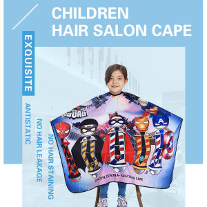 Child Kids Hairdressing Cape Professional Hair-Cut Salon Barber Wrap Protect Apron Waterproof Cutting Gown Hair Cloth