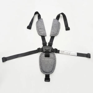 Safety Belt For Baby Stroller Dinner Chair 5 Points Fixing Strap With Crotch Shoulder Protector Length Adjustable