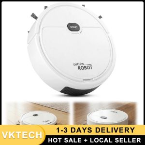 Low Noise 3-in-1 Smart Robot Vacuum Cleaner Ultra-Thin Rechargeable with Smart Navigation for Home Use