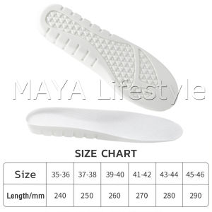 MAYA แผ่นรองพื้นรองเท้า แผ่นรองเท้าเพื่อสุขภาพ ซัพพอร์ตดีเยี่ยม นุ่ม shoes insole