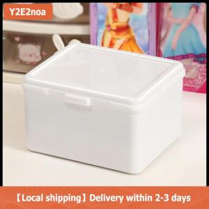 【Local shipping】 Hàn Quốc lưu trữ trong suốt hộp mù hộp thẻ photocard lưu trữ hộp ảnh thẻ tổ chức phân loại lật hộp