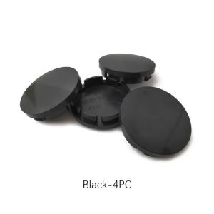 4pcs 56mm Universal Car Wheel Center Hub Caps Vehicle Tyre Tire Rim Cover Protector Black Silver Car Accessories