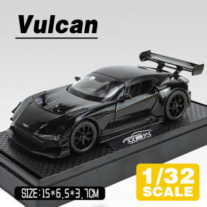 LEO 1:32 Aston Martin Vulcan Supercar Diecast โมเดล รถอัลลอยด์รถยนต์ของเล่นคอลเลกชันของขวัญสําหรับเด็กชายสาว ของเล่นเด็ก