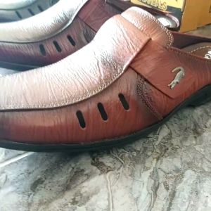 Sandal Slop Pria Slop Bustong Slop Vantopel Kulit Sapi Sandal Import Terbaru