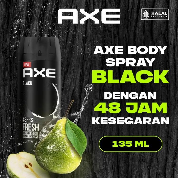 AXE Antiperspirant Black 135 mL Deodorant Body Spray Axe Black