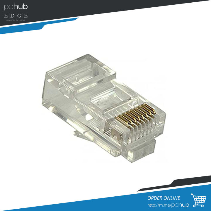 PChub | RJ45 connector, 1 pack, 10pcs | Lazada PH