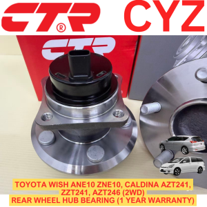 CTR Korea Rear Wheel Hub Bearing Toyota Wish Ane10 Zne10 Caldina AZT241 ZZT241 AZT246 2WD (1 Year Warranty) 42450-32040