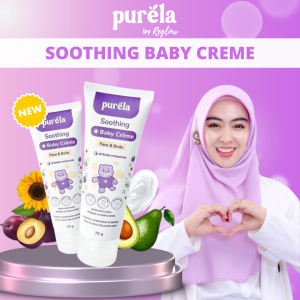 PURELA SHOOTING BABY CREME Skincare Bayi Untuk Mencegah Iritasi dan Kemerahan di Kulit Wajah Anak BPOM