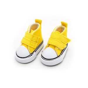 DGJKF 1 Pair 5cm Length Doll Canvas Shoes DIY Mini 1/6 Scale Mini Sneakers Shoes for Dolls Accessories Colorful Doll Sneakers 1/6 BJD DollsGirl Gift