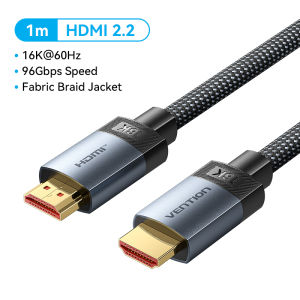 Vention HDMI 2.2 Cable 16K 60Hz 96Gbps HDR 3D Braided Cord for PS5 Xbox Laptop TV Monitor Projector