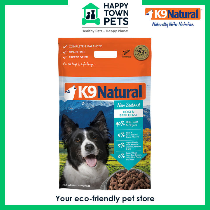 K9 Natural Hoki Beef Feast Freeze Dried Dog Food All natural