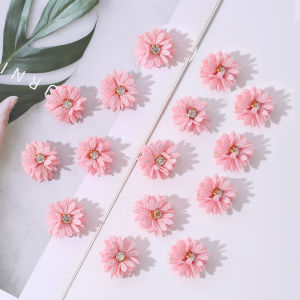 Kẹp Tóc Hoa Cúc Mini 2.5cm Màu Hồng Trắng Dễ Thương LILA KEPHN038