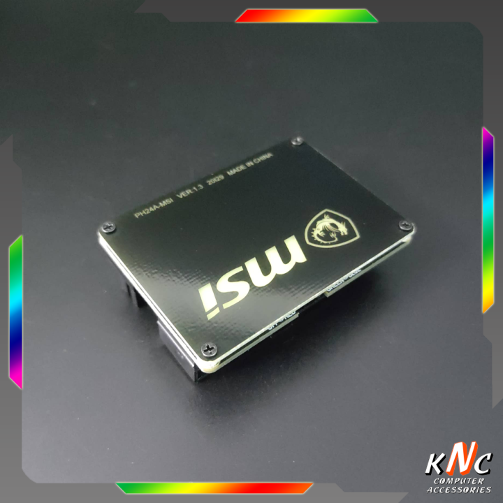 Cầu Đảo Góc 90 Độ Logo MSI Cho Cổng 24pin Trên Mainboard Máy Tính Có ...