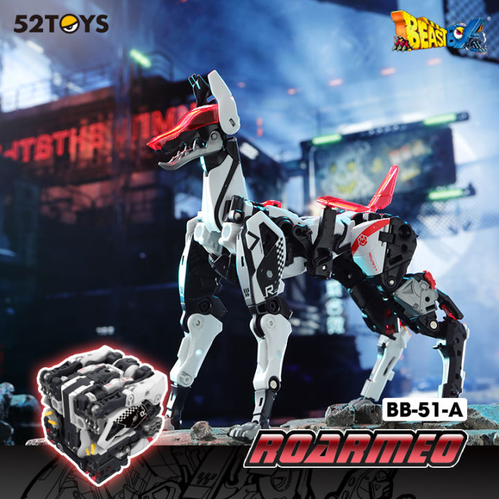 52TOYS Beastbox ROARMEO Deformation Toys Action Figures in Animal Mecha