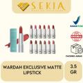 WARDAH EXCLUSIVE MATTE LIPSTICK/ NEW LIPSTICK WARDAH/ MATTE LIPSTICK. 