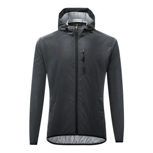 WOSAWE Men Women Cycling Jacket Iridescent Reflective Windproof Waterproof Sports Bike Coat