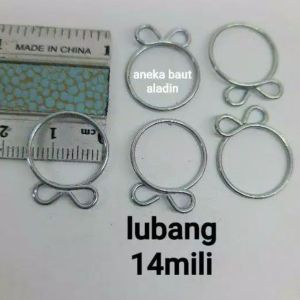 kleman selang 14mm isi 10biji
