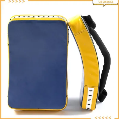 【User-friendly】 Kick Shield Muay Thai Kickboxing Curved Kicking Striking Body Pad Punching Foot Target MMA Boxing Training Martial Arts Karate Taekwondo