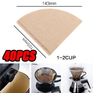 V60 Drip Coffee Filter Paper Natural wood pulp Espresso Machine Mocha Pot Paper Filter