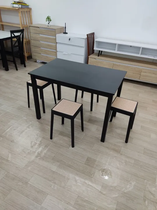 EWJ%20-%203600%209999/9984/9986%20Dining%20set%201+4/1+6/1+8%20with%20stool%20Meja%20Makan%20Murah%20Dining%20Table%20Meja%20Makan%20-%20Image%206