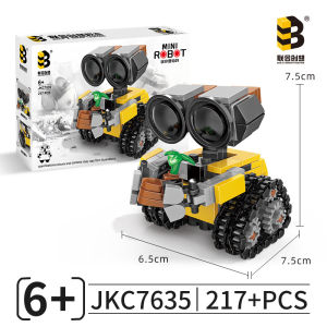Wall E Bộ đồ chơi xếp hình Robot xếp hình người máy Wall-E