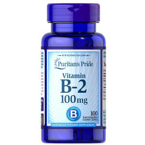 ❉Vitamin B2 Tablets Riboflavin vb2 US Puritan s Pride Pride Pripley Oral Fire☼