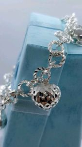 (B1876) Original silver 925 bracelet rantai tangan perak tulen