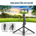 Gậy chụp ảnh 3 chân L16 - Tripod quay phim, chụp ảnh, livestream - Gậy tự sướng 3 chân có remote - Gía đỡ điện thoại, máy ảnh, go pro 3 chân thiết kế gấp gọn kéo dài 155cm chất liệu chắc chắn, xoay 360 độ. 