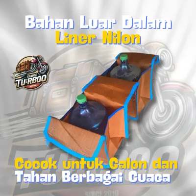 Tas Obrok Kurir Keranjang Sadel Bag Bronjong Motor Bahan Nylon Liner Kuat