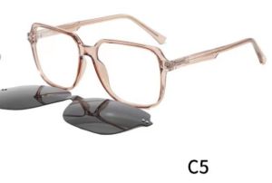 JN IMPRESSION TR90 Magnetic Glasses Indoor and Outdoor Anti-blue Light Anti-ultraviolet Two-in-one Myopia Glasses Frame Sunglasses Sunglasses