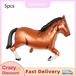 QIXIANG1 Ngựa Hình Nhôm Phim Bóng Sinh Nhật Trang Trí Ngựa Bóng Cưỡi Ngựa Trang Trí Tổ Chức Sự Kiện Đảng Trang Trí
