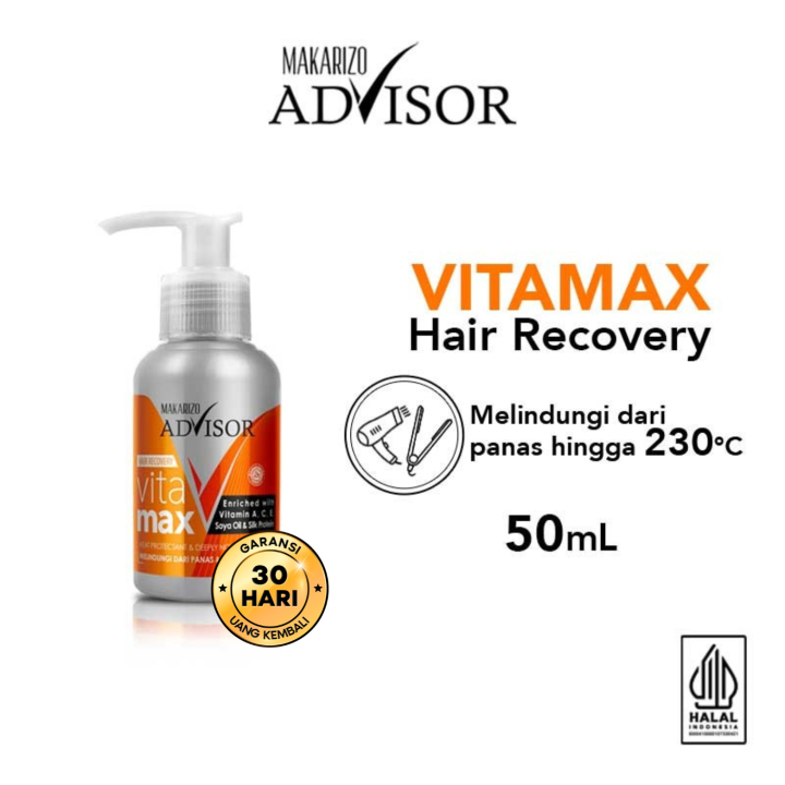 Makarizo Advisor Hair Recovery Vitamax 50 mL - Vitamin Rambut | Lazada ...