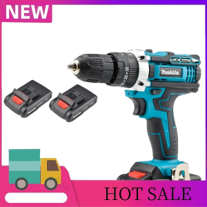 Makita Rechargeable Cordless Drill Set – Heavy Duty 18V Brushless Includes 2 Batteries at Multi-Function Accessories