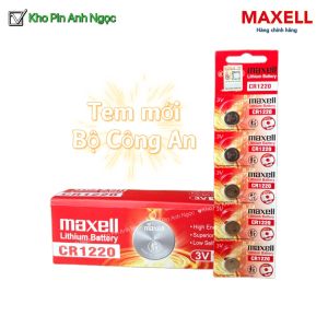 Pin CR2032 / CR2025 / CR2016 / CR1616/ CR1620/ CR1632/ CR1220 Maxell lithium 3V vỉ 5 viên - Hàng Chính Hãng