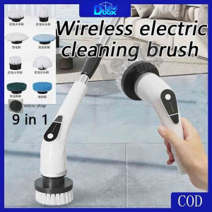 9 in 1 Electric Cleaning Brush Rechargeable Wireless USB Berus Pembersihan Elektrik，Suitable for Scenarios