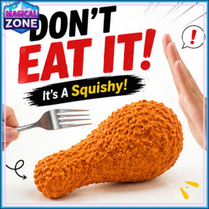 Realistic Fried Chicken Squishy Toy Soft Slow Rising Squeeze Toy Funny Desk Fidget Stress Relief