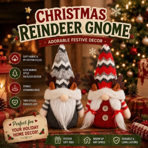 Christmas Gnomes Faceless Doll Decorations Christmas Ornaments Elk Plush Toys Doll Xmas New Year Decorations
