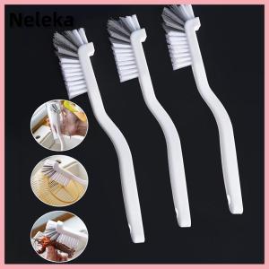 【Neleka】💖【HOT SALE】🎈🎈 Narrow Cup Brush Long Handle Small Brush For Fish Tank Straw Baby Milk Bottle Gap Glass Cleaning Brush Kitchen Tools