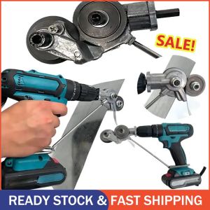 Promo Murah Adapter drill PLATE CUTTER alat potong gunting Plat Besi mesin bor Refitting Plate shear